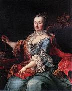 MEYTENS, Martin van Queen Maria Theresia ag oil painting artist